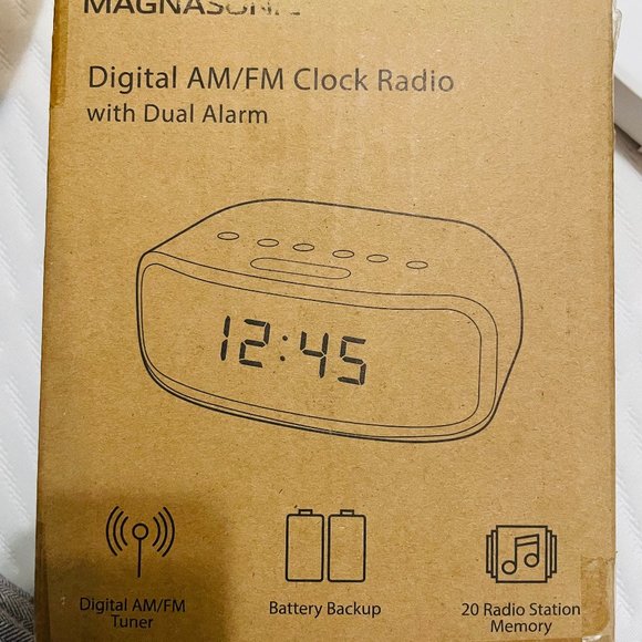 Magnasonic other alarm clock with radio poshmark